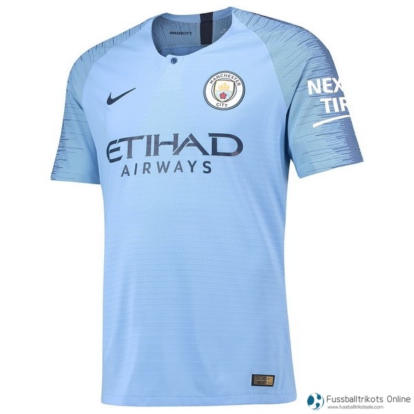 Manchester City Trikot Heim 2018-19 Blau Fussballtrikots Günstig